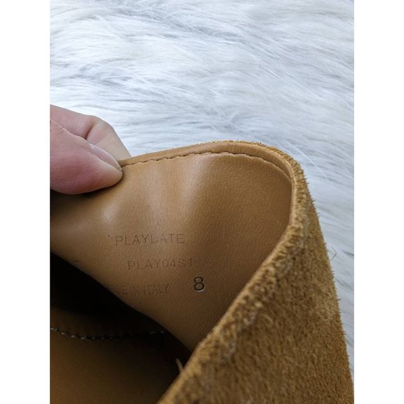 Steve Madden Sandals Size 38 US 8 Playdate Platform Made in Italy Y2K Chestnut S - Picture 7 of 7